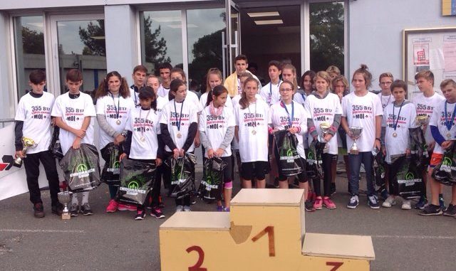 podium du cross du collège Dupaty podium du collège Dupaty